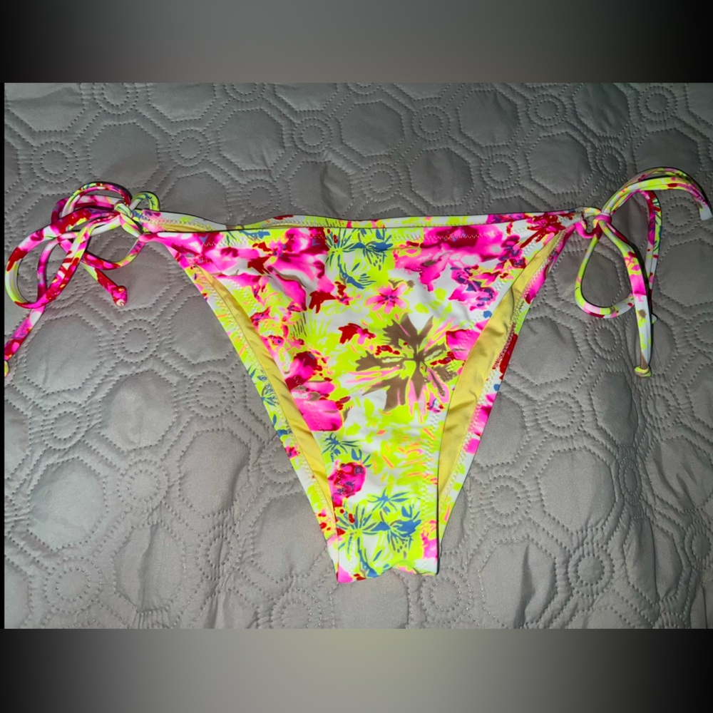 RELLECIGA Pink and Yellow Floral Bikini - Picture 6 of 11